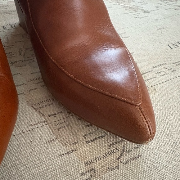 Jeffrey Campbell Bentlee Boot in Brown Calf Leather Size 9.5 Mid Ankle - Picture 5 of 15